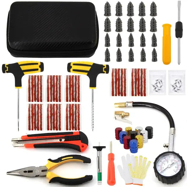 Car Tire Repair Tool Kit